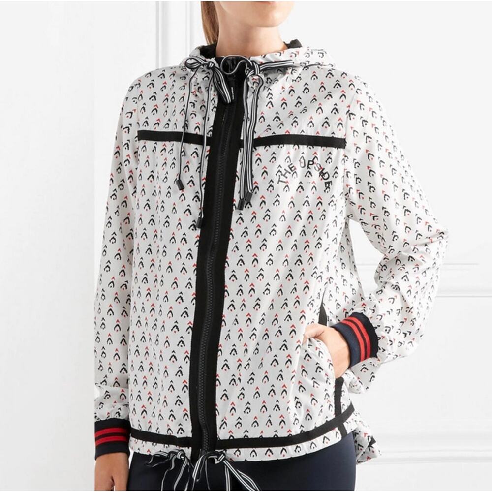 The Upside | Size 8 Witch Mountain Ash Printed Athletic Jacket Hoodie